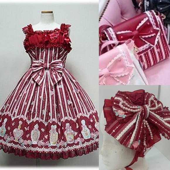Angelic Pretty Rose Toilette EGL JSK complete set with bag and 
